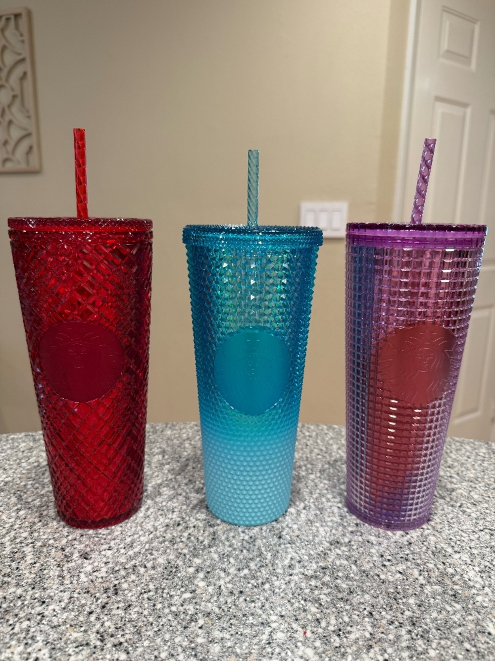 Collection of 3 Starbucks tumblers